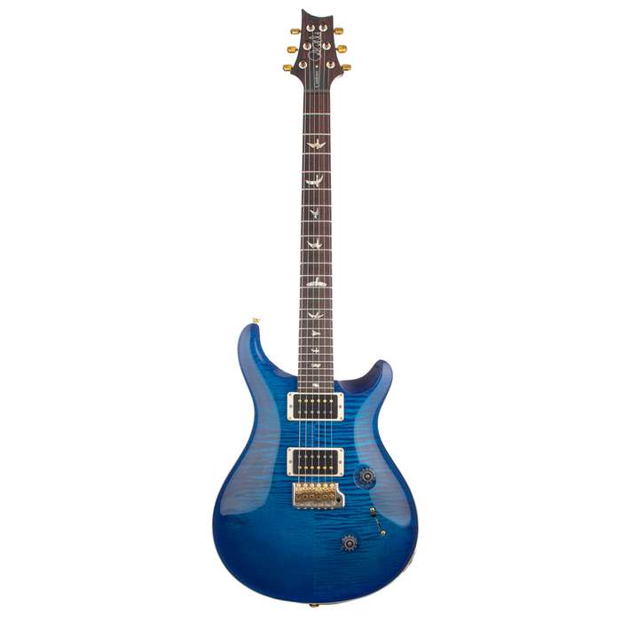 PRS Custom 24 10-Top Electric Guitar - Blue Burst/Blue Back