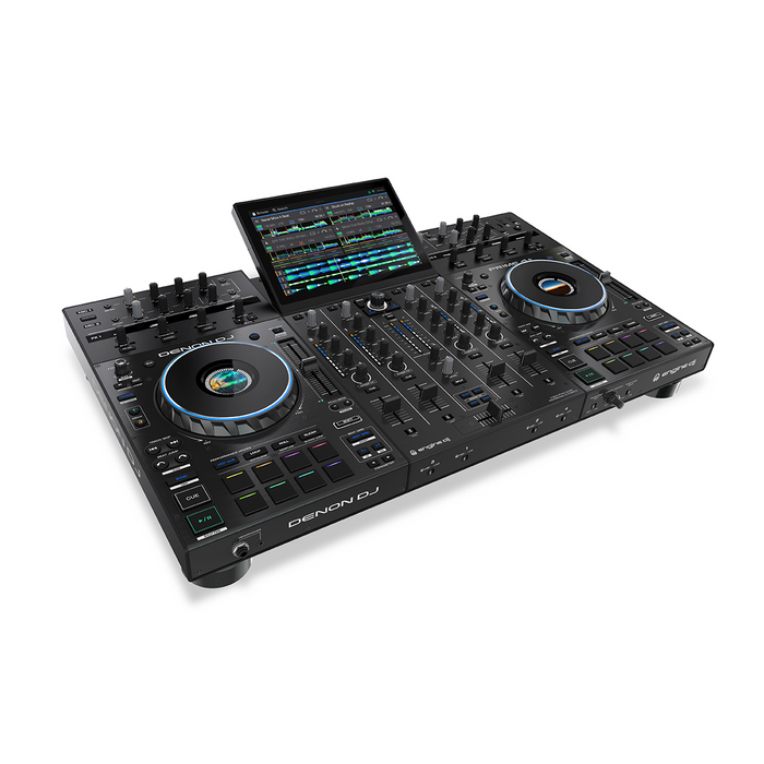 Denon DJ Prime 4+ Standalone 4-Deck DJ Controller with Amazon Music - Mint Open Box