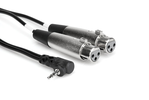 HOSA CYX-405F 5' Dual XLR3F to Right-angle 3.5mm TRS - New