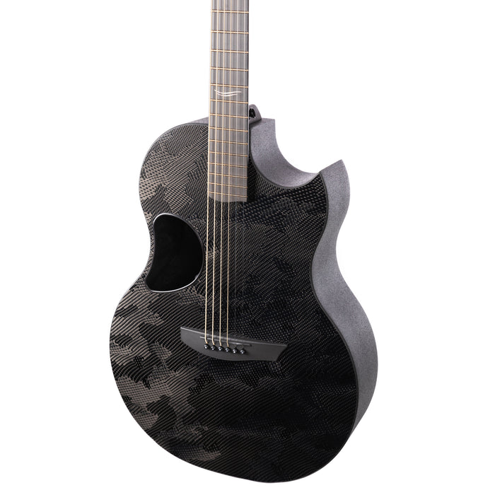 McPherson 2022 Sable Carbon Acoustic Guitar - Camo Top, Black Hardware - New