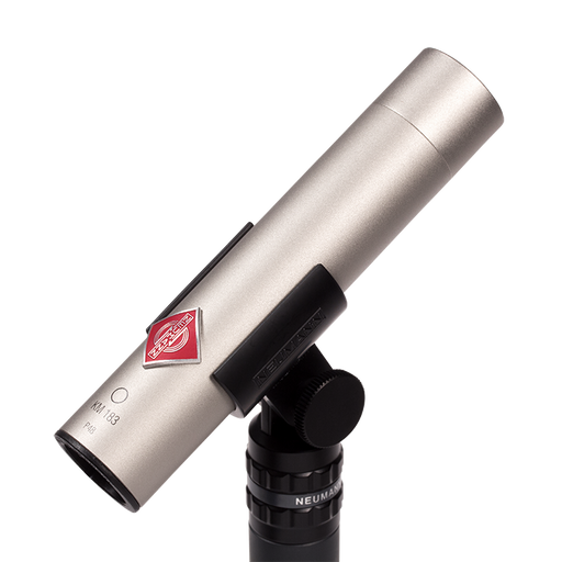 Neumann KM 183 NI Small Diaphragm Omnidirectional Condenser Microphone W/ SG21 Shockmount & WNS100 - Nickel