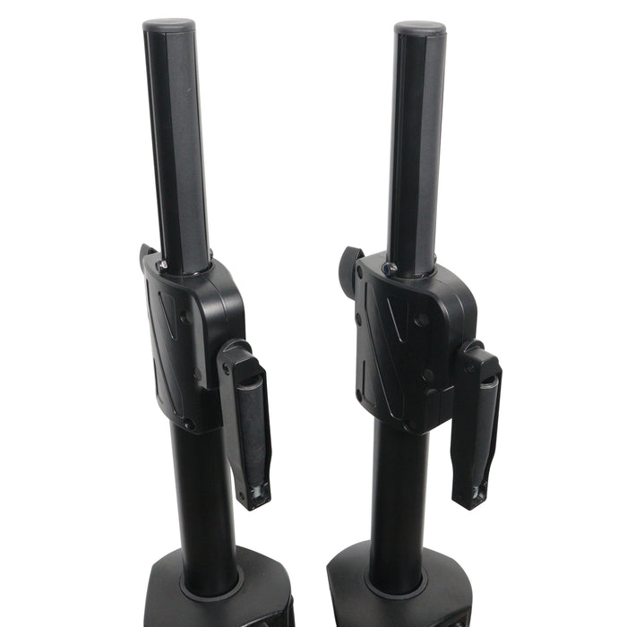 ProX T-SS21CX2 6-Foot Twin Pack Professional Telescoping Crank Up Speaker Stand Set with Carrying Bag Black Finish