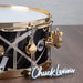 DW 6.5 x 14-Inch Collector's Series Pure Oak Snare Drum - Smoke Glass Contrail with Gold Hardware