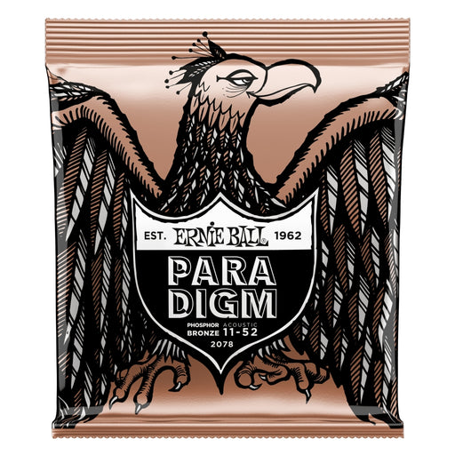 Ernie Ball Light Paradigm Phosphor Bronze 11-52 Gauge Acoustic Guitar Strings