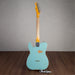 Fender Custom Shop Limited Edition '61 Telecaster Relic Electric Guitar - Aged Daphne Blue Sparkle - #CZ567663 - Display Model