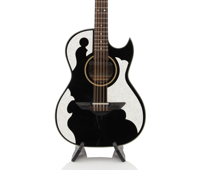 H. Jimenez El Patron Acoustic/Electric Bajo Quinto - Painted Black Top - New