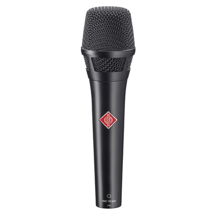 Neumann KMS 104 BK Plus Cardioid Condenser Microphone W/ KMS Pouch and SG105 - Black