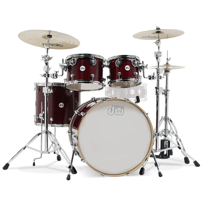 Drum Workshop Design Series 22-Inch 4-Piece Shell Pack - Cherry Stain