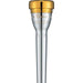 Yamaha Heavyweight Series Trumpet Mouthpiece - Gold-Plated Rim, 16C4