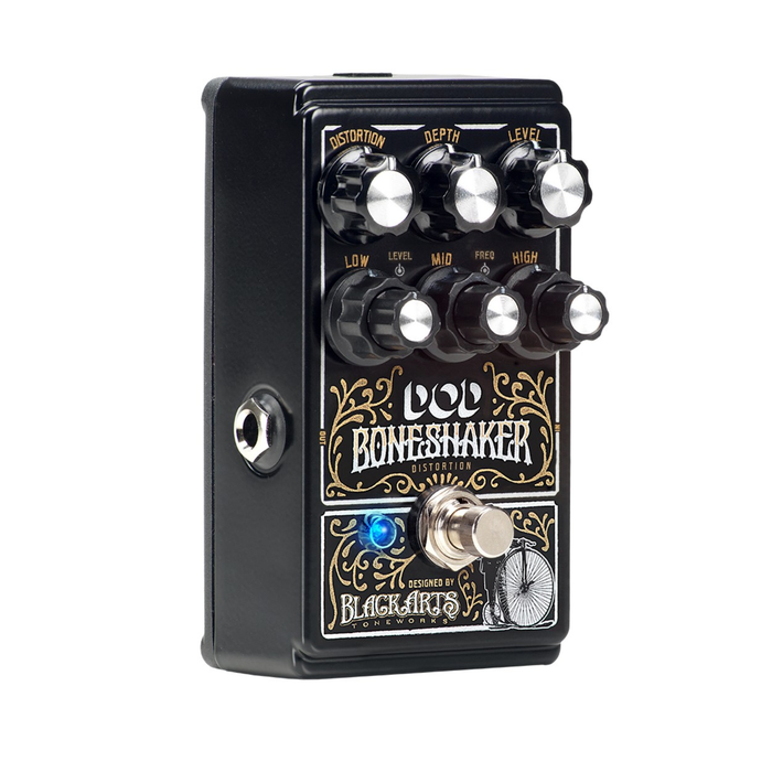 DOD Boneshaker Distortion with 3-Band EQ Guitar Pedal