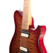 Music Man Quilt Maple Axis Electric Guitar - Roasted Amber - Display Model - Display Model