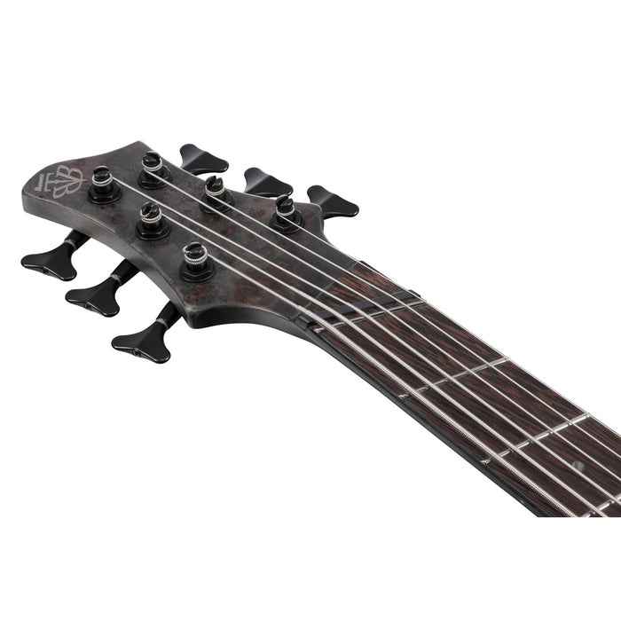 Ibanez 2022 BTB806 Bass Workshop BTB 6-String Multi Scale Bass Guitar - Transparent Gray Flat