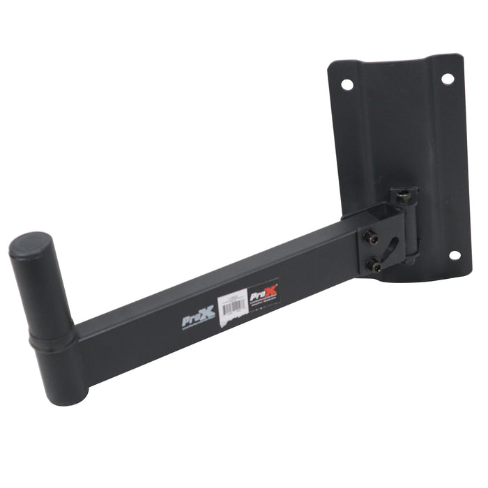 ProX T-SM32 Adjustable Wall Mount Hinged Bracket for PA Speaker Installations - Black Finish