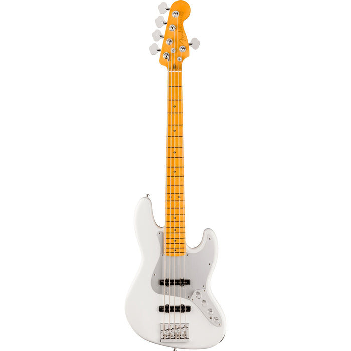 Fender American Ultra II Jazz Bass V Electric Bass Guitar, Maple Fingerboard - Avalanche