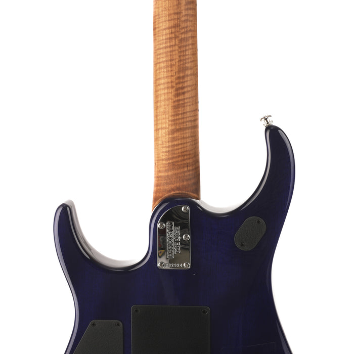 Music Man John Petrucci Signature JP15 Electric Guitar, Cerulean Paradise Fade, Flame Maple Top - Open Box Mint