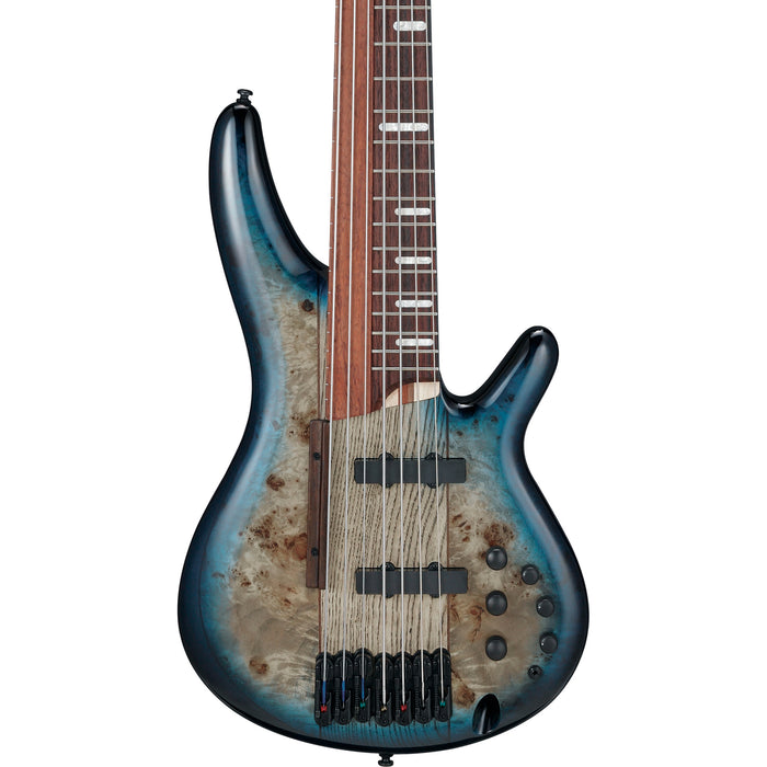 Ibanez SR Bass Workshop SRA7 7-String Bass Guitar - Cosmic Blue Starburst - New