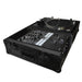 ProX XS-TMC1012WBL Flight Case for Single Turntable Battle Style for 10-12 Inch Mixer | Black on Black