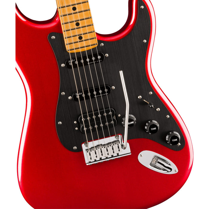 Fender American Ultra II Stratocaster HSS Electric Guitar, Maple Fingerboard - Sinister Red