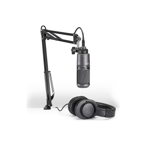 Audio-Technica AT2020USB+PK Podcasting USB Microphone Bundle - Mint, Open Box