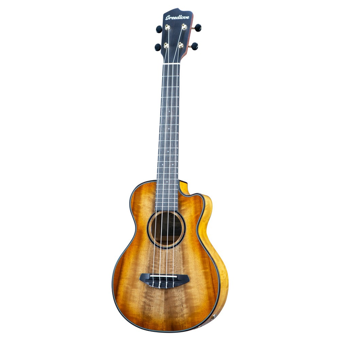 Breedlove ECO Lu'au S Tenor Ukulele CE - Natural Shadow, Myrtlewood