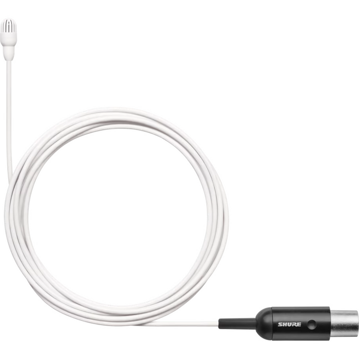 Shure TwinPlex TL47 Omnidirectional Lavalier Microphone - White, MTQG-A