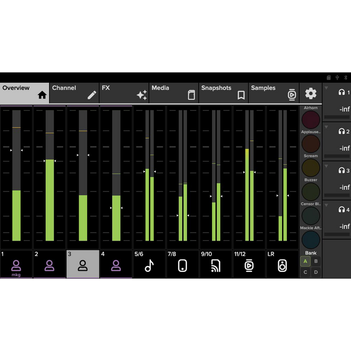 Mackie DLZ Creator XS Adaptive Digital Streaming Mixer