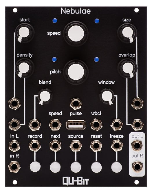 Qu-Bit Nebulae V2 Granular Sampler & DSP Module - Black