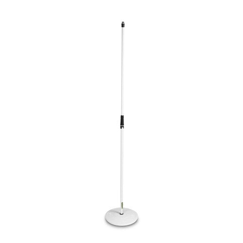 Gravity GMS23W Round Base Microphone Stand- White