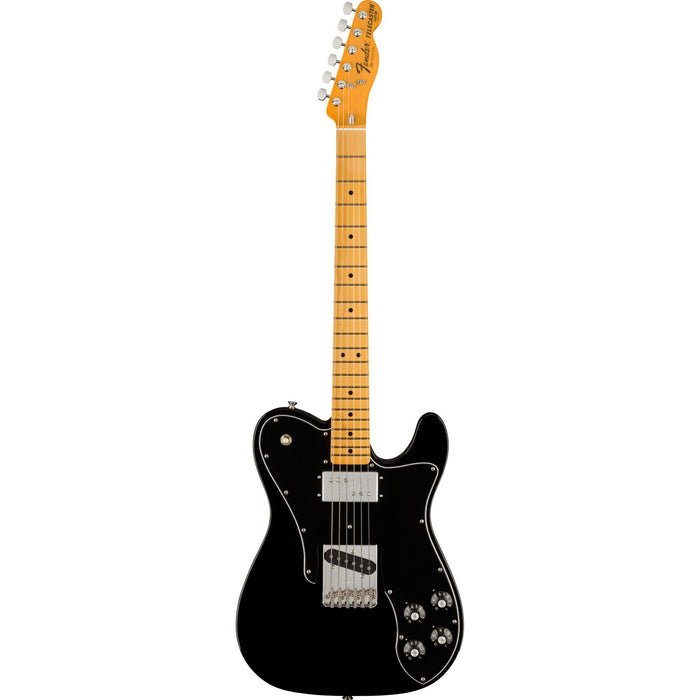 Fender American Vintage II 1977 Telecaster Custom Electric Guitar - Maple Fingerboard, Black