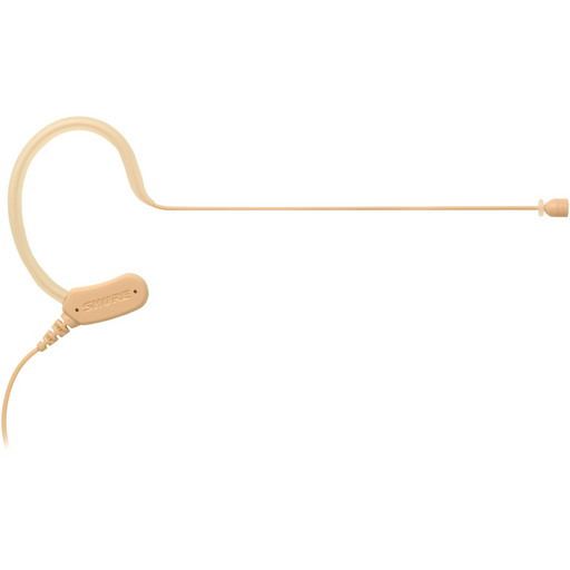 Shure MX153T/O-TQG Omnidirectional Earset Headworn Microphone - Tan