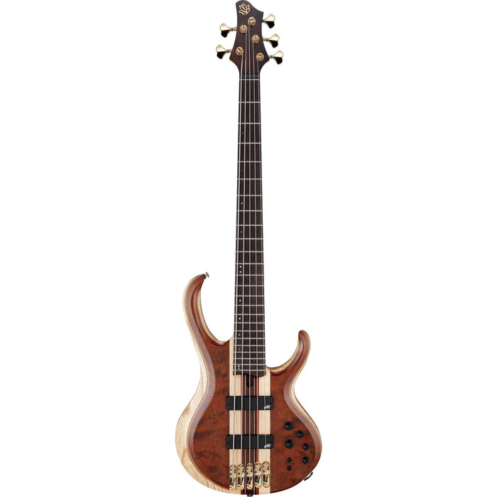 Ibanez 2021 BTB1835 Premium 5-String Bass Guitar - Natural Shadow Low Gloss - New