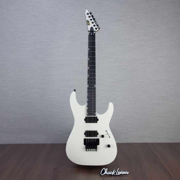 ESP USA M-II FR DLX Electric Guitar - Bone White - #US24148