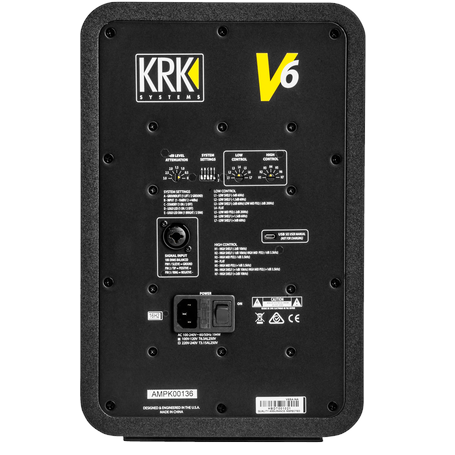 KRK V6 Series 4 Powered 6.5-Inch Studio Monitor