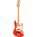 Fender Player II Jazz Electric Bass Guitar, Maple Fingerboard - Coral Red