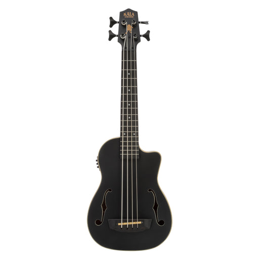 Kala UBASS-JYMN-BK-FS Journeyman Acoustic Electric U-Bass W/ F Hole - Matte Black - New