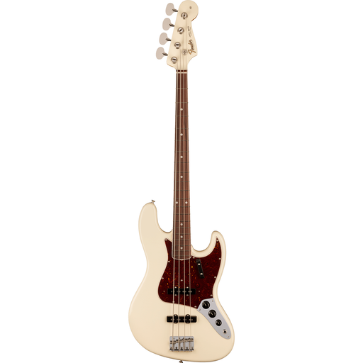 Fender American Vintage II 1966 Jazz Bass Guitar, Rosewood Fingerboard - Olympic White