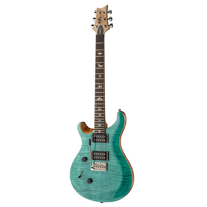 PRS SE Custom 24 Lefty Electric Guitar - Turquoise