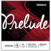 D'Addario Prelude Violin A String - 3/4 Scale Medium Tension J812 3/4M