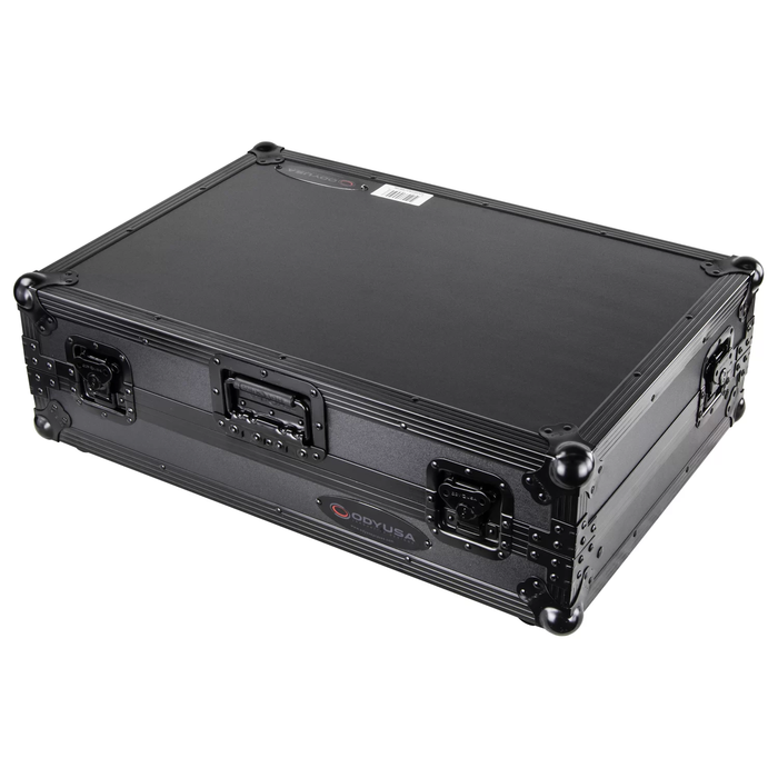 Odyssey FZPIXDJRR Low Profile XDJ-RR Flight Case with Bottom 1U Rack Space Flight Case and Glide Platform