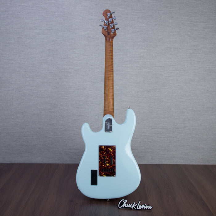 Music Man Cutlass SSS Trem Electric Guitar - Powder Blue - New