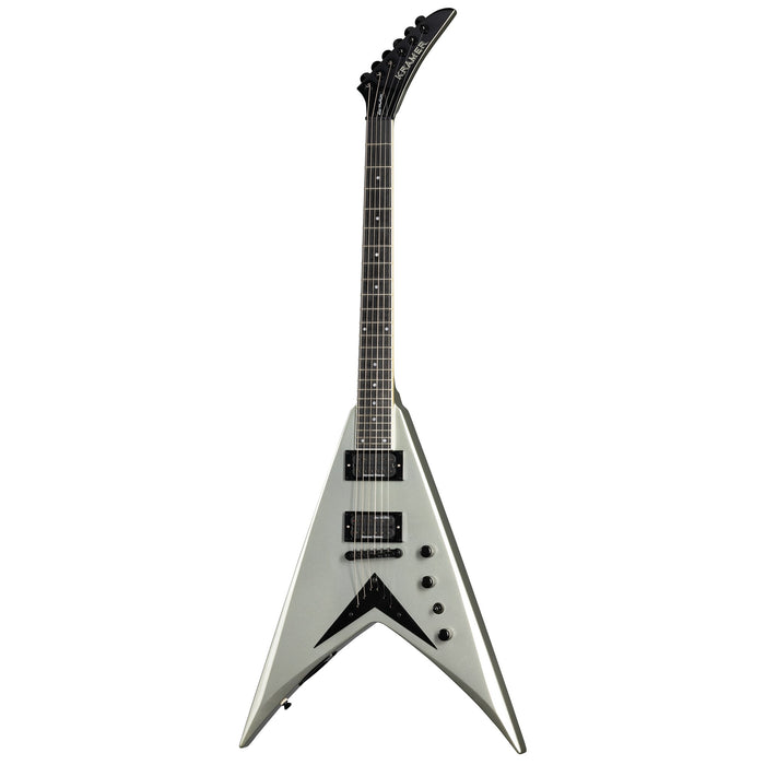 Kramer Dave Mustaine Vanguard Signature Electric Guitar, Silver Metallic - Open Box Demo