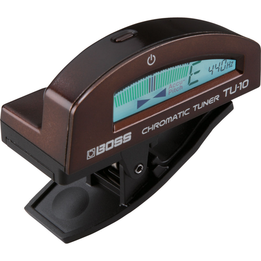 Boss TU-10-BN Clip-On Chromatic Tuner - Brown