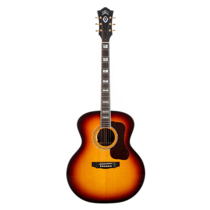 Guild F-55E Sitka Spruce Jumbo Acoustic Electric Guitar - Antique Sunburst