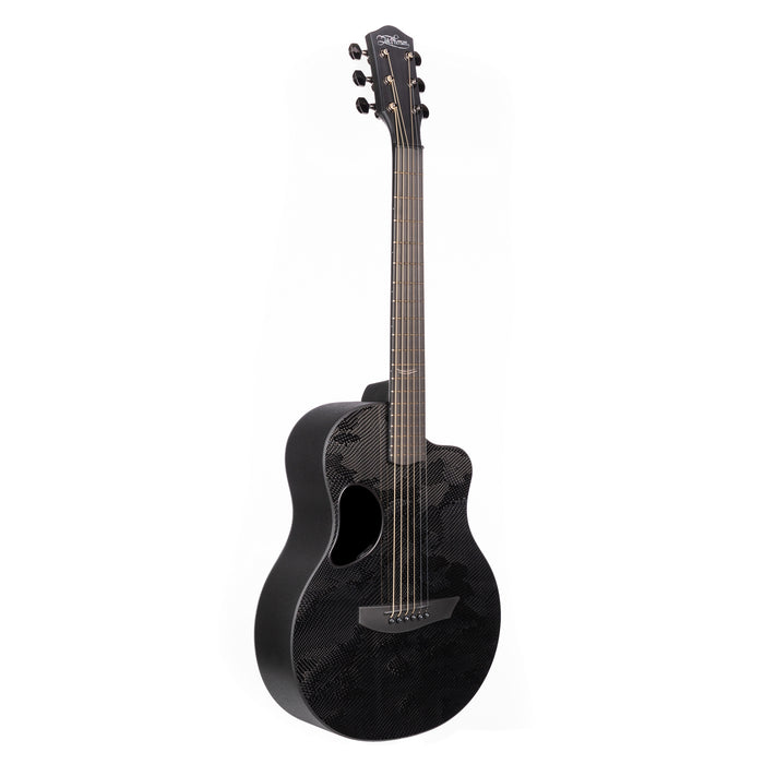 McPherson Touring Carbon Acoustic Guitar - Camo Top, Black Hardware - New