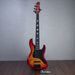 Brubaker USA Custom Artist Series JXB-5 5-String Electric Bass Guitar - Fireburst - #051-23