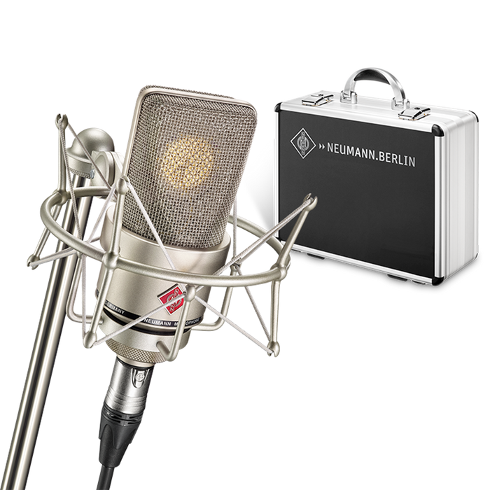 Neumann TLM 103-Set Condenser Microphone With EA 1 Shockmount & Aluminum Case - Nickel - New