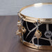 DW 6.5 x 14-Inch Collector's Series Pure Oak Snare Drum - Smoke Glass Contrail with Gold Hardware