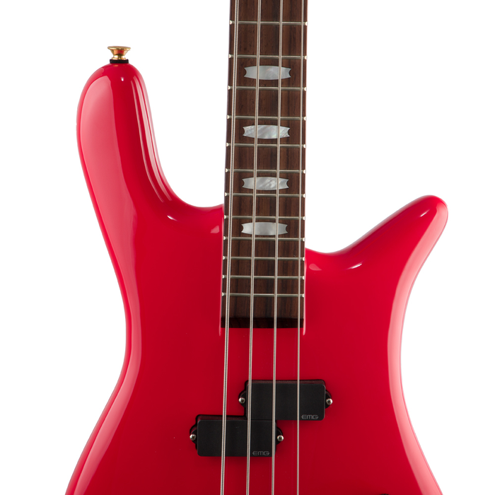 Spector Euro4 Classic Bass Guitar - Solid Red - #21NB16614 - Display Model