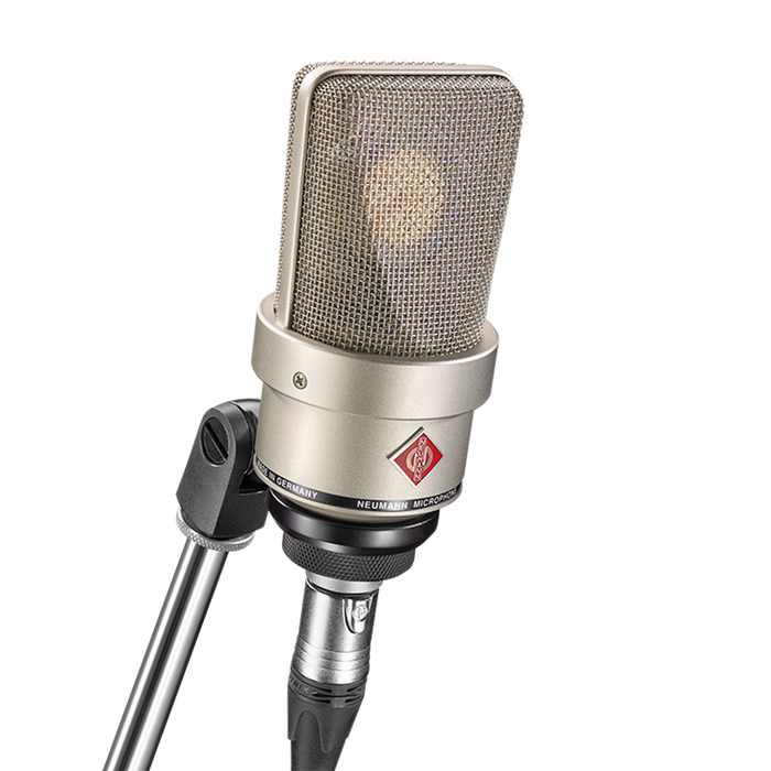 Neumann TLM 103 Large Diaphragm Condenser Microphone W/ SG 2 Mount & Wooden Box - Nickel - New