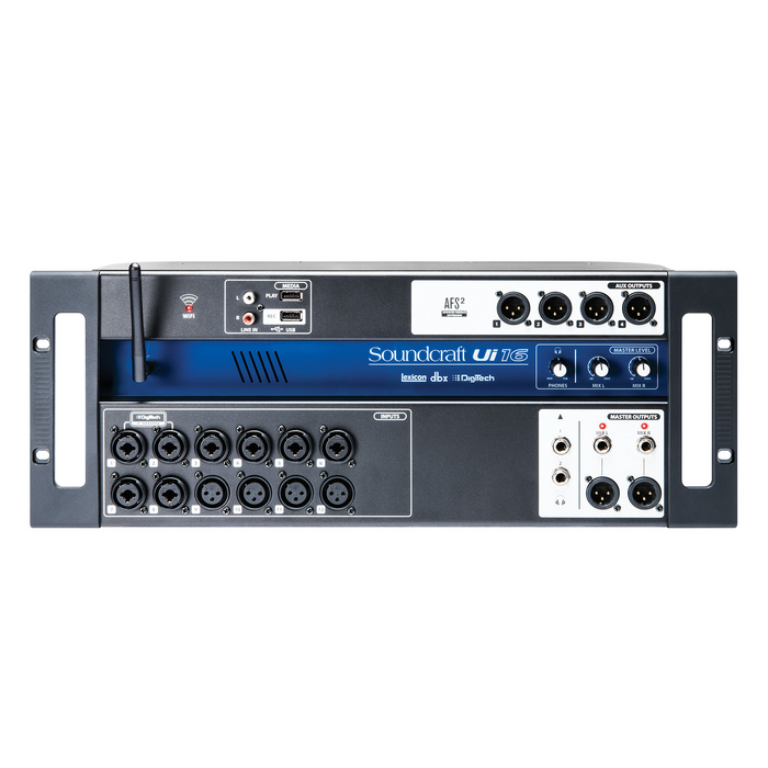 Soundcraft Ui16 Remote Controlled Rack Mount Digital Mixer - Preorder - New